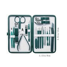Set Manicure Pedicure Professionale Acciaio Inox Cura Unghie Kit Toelettatura con Custodia Set Manicure & Pedicure price