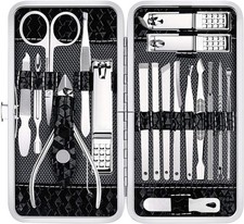 Set Manicure 18 Pezzi Tagliaunghie Pedicure Kit Acciaio Inox Set Manicure & Pedicure price