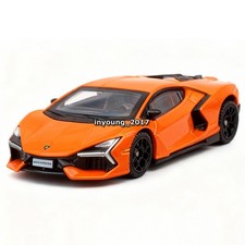 Modellino auto giocattolo 3 pollici Lamborghini Revuelto pressofuso veicolo giocattolo ragazzi regali arancione Toy Vehicle price