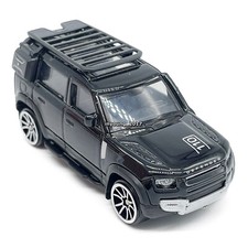 Modellino auto 1/64 Land Rover Defender 110 pressofuso veicolo giocattolo bambini ragazzi nero Toy Vehicle price