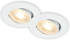 - Set Di 2 Faretti LED Da Incasso 230V Piatti, Orientabili, Luce Bianca Calda, F Set da incasso price