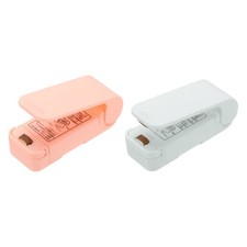 2 Pezzi Mini Sigillatrice, Sigillatrici Sottovuoto per Calore Alimentare, Bianco/Rosa Vacuum Sealer price