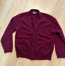 Maglione uomo vintage anni 80 Winter Harbor fine maglia taglia large marrone USA Maglione & Cardigan & Maglieria Uomo price