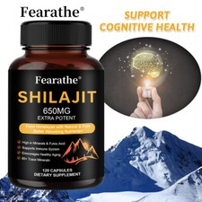Himalayan Shilaji Capsule, Biologiche, Aumenta Energia, Stress, da 30 a 120 Capsule Organic Prodotti price