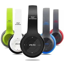 CUFFIE P47 WIRELESS PIEGHEVOLI SMARTPHONE CUFFIE BLUETOOTH PC STEREO MICROFONO Cuffie price