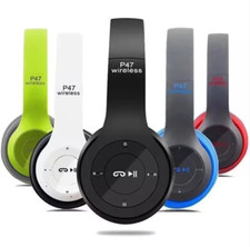 CUFFIE P47 WIRELESS PIEGHEVOLI SMARTPHONE CUFFIE BLUETOOTH PC STEREO MICROFONO Cuffie price