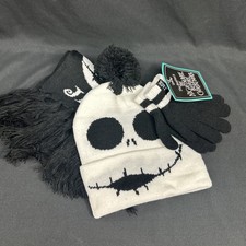 Disney Jack Skellington Set Guanti Sciarpa Bambina Incubo Prima di Natale Guanti & Scarf Bebè price