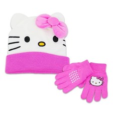 Berretto e guanti in maglia Sanrio Hello Kitty set 2 pezzi Guanti & Scarf Bebè price