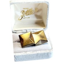 Gemelli quadrati vintage Swank tono oro setts gioielli Indiana anni 70-90 Cufflinks price