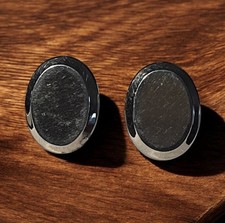 Gemelli vintage Hickok 1" bicolore - oro e argento - monogrammabili Bullet Back Cufflinks price