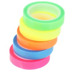 5 Rotoli Strisce Evidenziatrici Trasparenti Libro Nastro Evidenziato Highlighter price