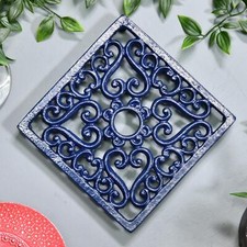 Copriletto - Quadrato V4 resistente - Blu Trivet price