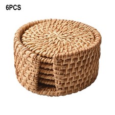 Sottobicchieri sottobicchieri in vimini naturale artigianali isolamento termico materiale cotone Trivet price