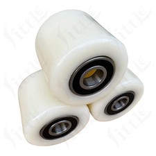 Ruota a rulli in nylon 50-100 mm cuscinetto in plastica ruota in nylon carico rullo pallet camion Pallet Trucks price