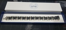 Bracciale uomo acciaio Steel silver black fashion CON CHIUSURA DIFETTOSA Steel Bracciale price