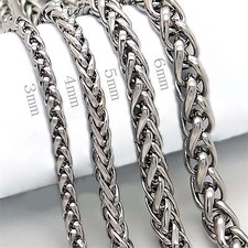 Bracciale uomo acciaio inossidabile catena a spiga wheat chains stainless steel Steel Bracciale price
