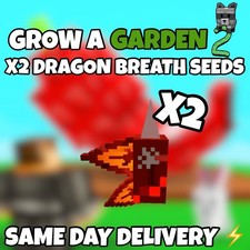 🟢 X2 Dragon Breath Seeds | 🪴 Grow a Garden 2 ‼️ | Fast & Easy Seeds price