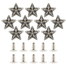 10 Pezzi Accessori Abbigliamento Abito Decorazione Rivetti Pelletteria Rivet price