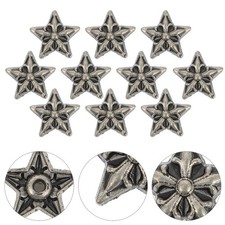 10 Pezzi Accessori Fai da Te Rivetti Decorativi Forma di Stella Cinghia Artigianale Rivet price