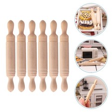 6 Pezzi Rolling Pin Artigianale Bambino Mini per Artigianato Gioco Cucina Accessori Rolling Pin price
