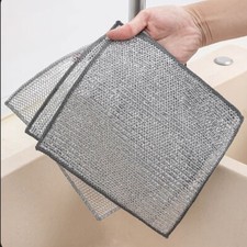 Straccio per Lavastoviglie in Filo, Panno in Metallo Doppio Strato 20 x 20 cm Dishwashing price
