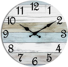 Reloj de pared rustico silenzioso decorativo para cocina bano y dormitorio Decorativo Clock price