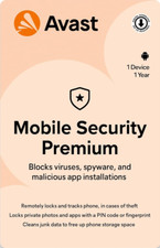 Avast Mobile Security Premium per Android 1 dispositivo 1 anno - consegna 5 minuti Security Devices price