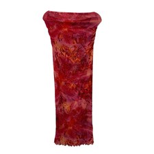 Abito copricostume PrettyLittleThing rosso floreale senza spalline costume da bagno taglia Large Swimsuit price