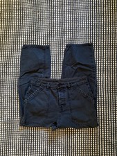 Pantalone da falegname in tela Prana donna 6 gamba dritta blu Pantaloni Donna price