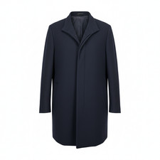 Cappotto lana M&S Inghilterra squadra calcio blu navy uomo 2XL Overcoat Uomo price