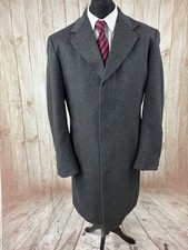 Cappotto stile Crombie grigio lana cashmere uomo 38 40 formale Greenwoods ELITE lungo Overcoat Uomo price