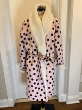 Boden vestaglia fuzzy taglia XL rosa a pois nero accogliente comoda calda Nightgown e Accappatoio Donna price