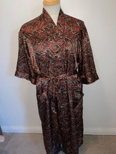 Accappatoio uomo vintage raso vestaglia loungewear maestoso taglia unica Nightgown e Accappatoio Donna price