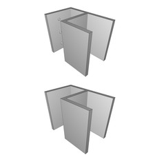 Staffa Montaggio Pannello Foam Board Supporto Parete Display Stampato 3D Kit Parete Board price