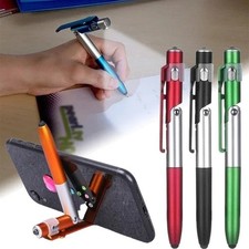 Penna a sfera con supporto per telefono - Strumento di scrittura con luce LED... Supporto per Penna price