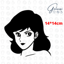 ADESIVO STICKER MARGOT, FUJIKO personaggio LUPIN per AUTO,MOTO,BICI,PARETE,CASCO Parete Sticker price