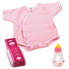 Götz 3403101 Set per bambola bebè First Step - Abbigliamento bambola misura S - Set Abbigliamento Bebè price