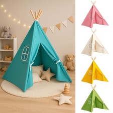 Tenda Teepee Tela Bambini Stella Pieghevole Gioco Interno Esterno Casa Gioco Camera Tenda Bebè price