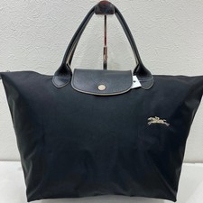 Borsa a mano LONGCHAMP Le Pliage tote firma cavallo ricamo nylon nero unisex Uomo''s Handbag price