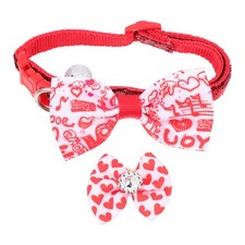 1 set cravatta fiocco collare tema festival delicato San Valentino decorazione collo animale domestico Set Tie price