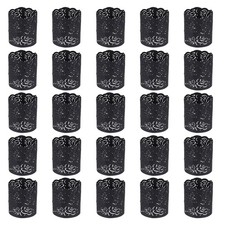 25 Candle Wraps Decorazione Europeo, Nero Decorativo Candle price