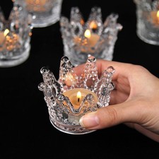 12x Portavelas de cristal de mesa, candelabro votivo decorativo para luz de té Decorativo Candle price