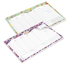 (TG. 42*29,5) Pigna Set 2 Desk Planner Nature Flowers, sottomano da scrivania 42 Sottomano da Scrivania price