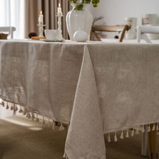 Tovaglia rettangolare vintage cotone lino copritavolo festa matrimonio Tablecloth price