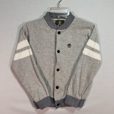 Maglione cardigan Timberland ragazzo taglia 8 grigio/blu preppy 100% cotone casual bambini Maglione & Cardigan & Maglieria Ragazzo price