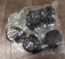 SET 5 RUOTE SEDIA UFFICIO KIT RICAMBIO PER POLTRONA GIREVOLE UNIVERSALI NERO 5PZ Set Ufficio price