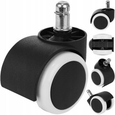5 Rotelle Ricambio Sedie Girevoli Poltrona Set Ufficio Ruote Girevoli Bianco Set Ufficio price