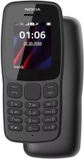 TELEFONO CELLULARE NOKIA 106 2 SIM RADIO FM TASTI GRANDI  NERO. Telefoni cellulari price