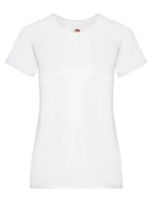 T-SHIRT DONNA performance FRUIT OF THE LOOM bianco taglia S occasione FINE SERIE T-shirt donna price