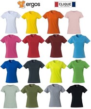 CLIQUE T-Shirt BASIC-T Ladies Maglia a Mezza Manica Corta in Cotone da Donna T-shirt donna price